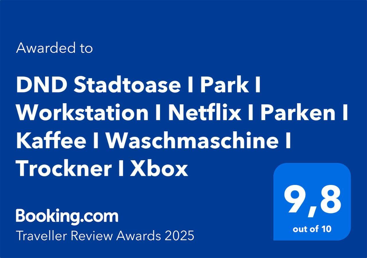Dnd Stadtoase I Park I Workstation I Netflix I Parken I Kaffee I Waschmaschine I Trockner I Xbox 뷔르츠부르크 외부 사진